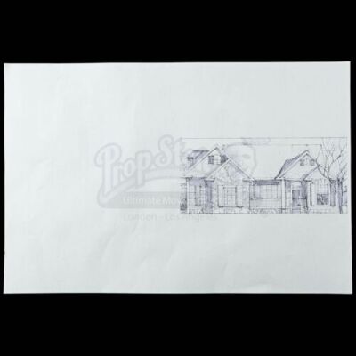 Lot # 822: Mary Walker's House Drawing