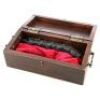 Lot # 832: Hatchet Triad Dragon's Head Baton and Wooden Chest