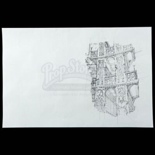 Lot # 835: Mary Walker's Architectural Drawing