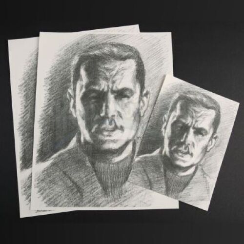 SEASON 3 EPISODE 12: "THE NUMBER OF THE BEAST IS 666"<br>Francis Dolarhyde (Richard Armitage) Police Sketches