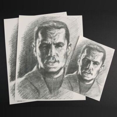 SEASON 3 EPISODE 12: "THE NUMBER OF THE BEAST IS 666"<br>Francis Dolarhyde (Richard Armitage) Police Sketches