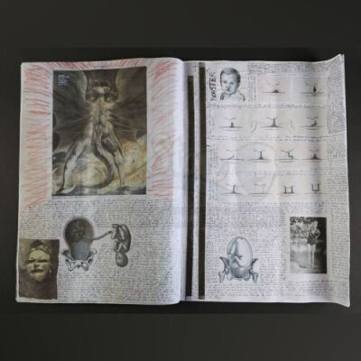 SEASON 3 EPISODE 13: "THE WRATH OF THE LAMB"<br>Francis Dolarhyde's (Richard Armitage) Scrapbook Interior Insert