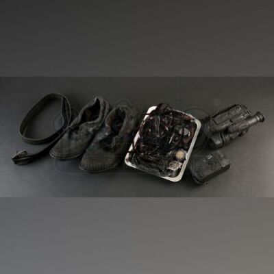 SEASON 3 EPISODE 13: "THE WRATH OF THE LAMB"<br> Burnt Clothing and Electronics Evidence Lot