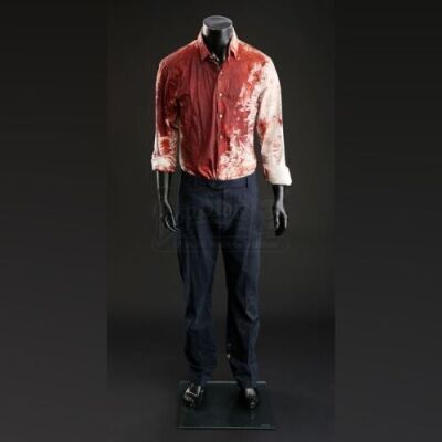 SEASON 3 EPISODE 13: "THE WRATH OF THE LAMB"<br>Will Graham's (Hugh Dancy) Bloody Shirt and Pants