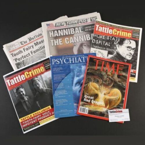 SEASON 3<br>Hannibal Lecter (Mads Mikkelsen) and Francis Dolarhyde (Richard Armitage) Newspapers and Magazines