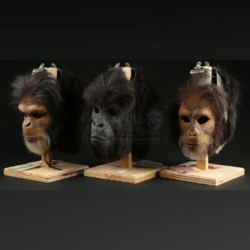 PLANET OF THE APES (2001) - Gorilla and Chimp Face Masks