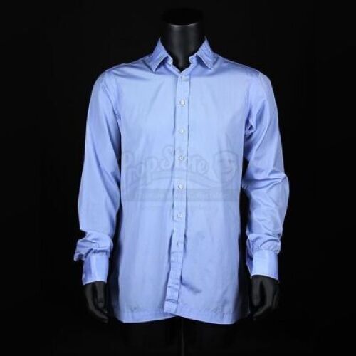 FOR YOUR EYES ONLY (1981) - James Bond's (Roger Moore) Light Blue Shirt