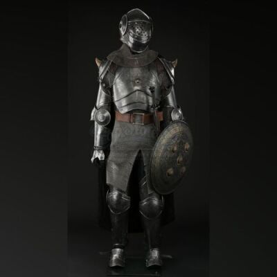 Mounted Knight Costume, Sword, and Shield