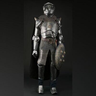 Mounted Knight Costume, Sword, and Shield