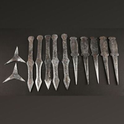 Master Gregory's (Jeff Bridges) Throwing Knives