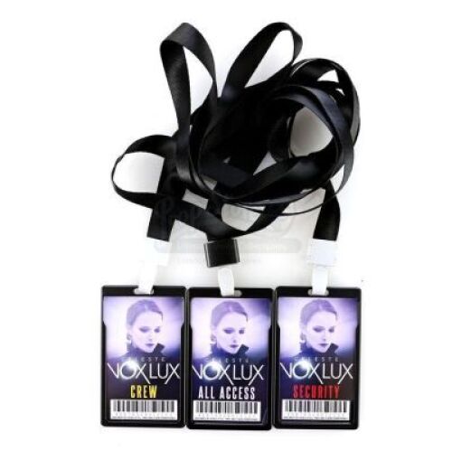 Lot # 36: Three Assorted Vox Lux Show Badges