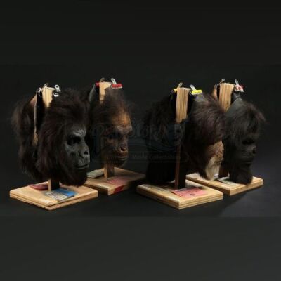PLANET OF THE APES (2001) - Gorilla and Chimp Face Masks