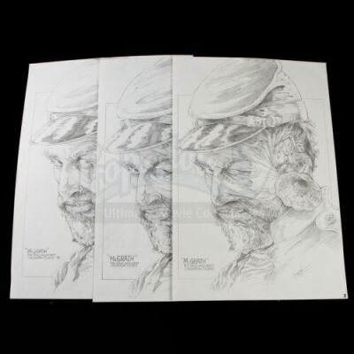 WILD WILD WEST (1999) - General McGrath (Ted Levine) Hand-Drawn Concept Sketches