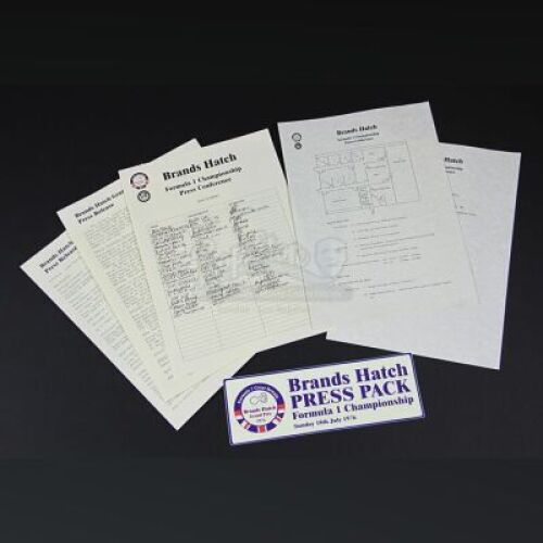 RUSH - Assorted Brands Hatch Press Paperwork (RP245)