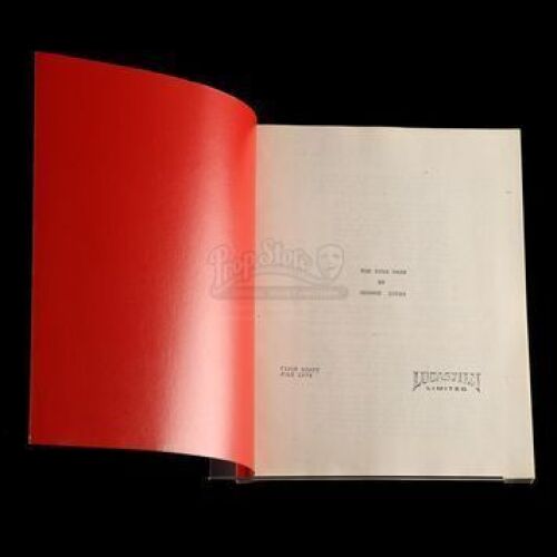 STAR WARS - EP IV - A NEW HOPE (1977) - The Star Wars' First Draft Script