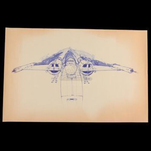 STAR WARS - EP IV - A NEW HOPE (1977) - X-wing Starfighter Dyeline