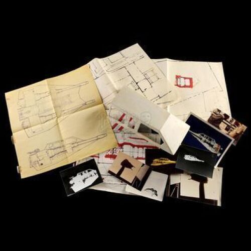 STAR WARS - EP V - THE EMPIRE STRIKES BACK (1980) - Snowspeeder Canopy, Photographs, and Printed Drafting