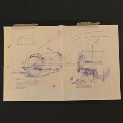 STAR WARS - EP V - THE EMPIRE STRIKES BACK (1980) - Walker Head Dyeline
