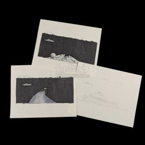 STAR WARS - EP V - THE EMPIRE STRIKES BACK (1980) - Hand-Drawn Storyboards - CE 9 Set