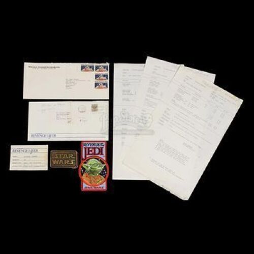 STAR WARS - EP VI - RETURN OF THE JEDI (1983) - Michael Lamont's Crew Pass, Crew Items and Paperwork