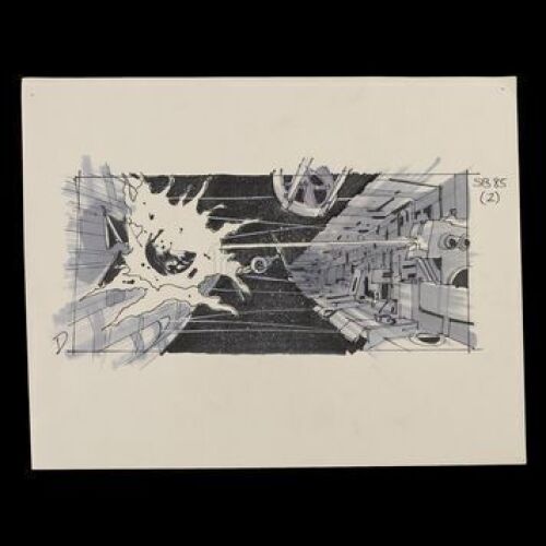 STAR WARS - EP VI - RETURN OF THE JEDI (1983) - Hand-Drawn Storyboard - SB 85 (2)