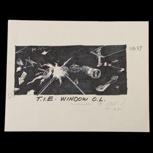 STAR WARS - EP VI - RETURN OF THE JEDI (1983) - Hand-Drawn Storyboard - SB 87