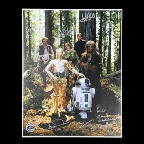 STAR WARS - EP VI - RETURN OF THE JEDI (1983) - Main Cast Autographed Photograph