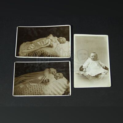 THE WOMAN IN BLACK 2: ANGEL OF DEATH - Set of 3 Baby Photographic Postcards