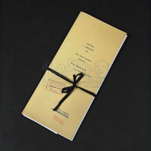 THE WOMAN IN BLACK - Last Will and Testament of Mrs Alice Drablow (Alisa Khazanova)