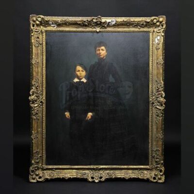 THE WOMAN IN BLACK - Portrait of Alice Drablow (Alisa Khazanova) with Nathaniel (Ashley Foster)