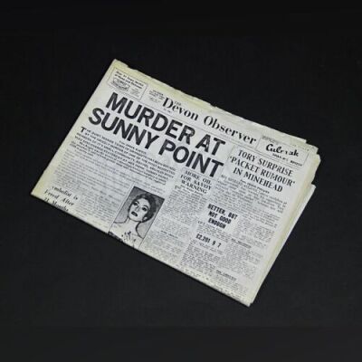 THE WOMAN IN BLACK 2: ANGEL OF DEATH - 'The Devon Observer' Prop Newspaper