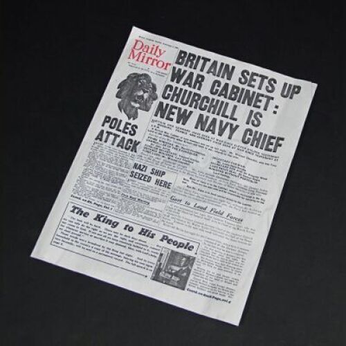 THE WOMAN IN BLACK 2: ANGEL OF DEATH - 'Daily Mirror' Prop Newspaper