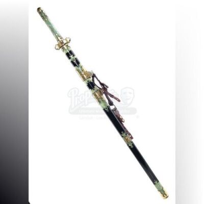 Lot # 31: Strategist Wang's (Andy Lau) Jade Handled Sword and Sheath