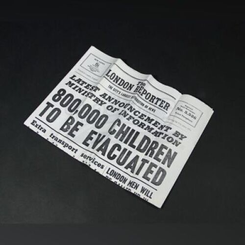 THE WOMAN IN BLACK 2: ANGEL OF DEATH - 'The London Reporter' Prop Newspaper