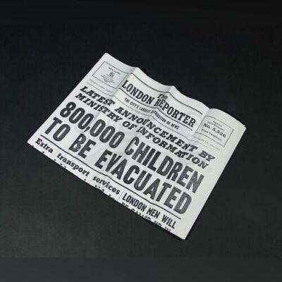THE WOMAN IN BLACK 2: ANGEL OF DEATH - 'The London Reporter' Prop Newspaper