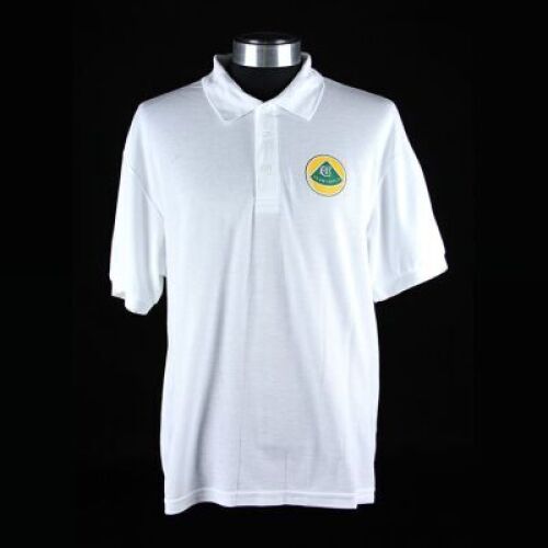 RUSH - White Team Lotus Polo Shirt (RP011)