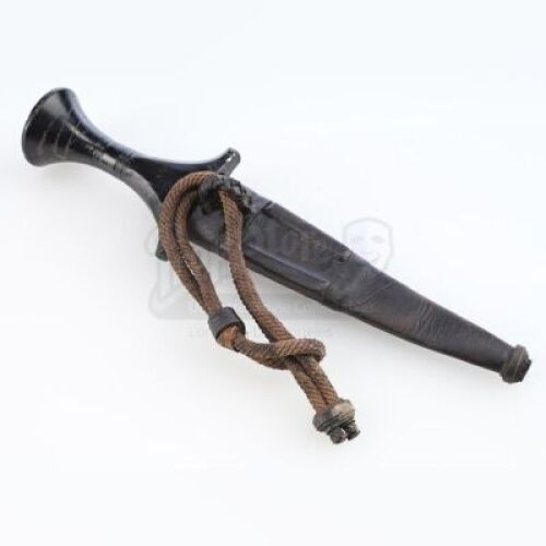 Lot # 278: Ballard's (Willem Dafoe) Boot Dagger and Sheath