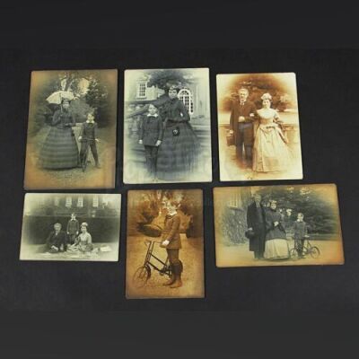 THE WOMAN IN BLACK - Assortment of Drablow Family Photographs