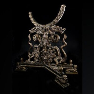 Lot # 371: Oversized Hall of Knowledge Scientific Device