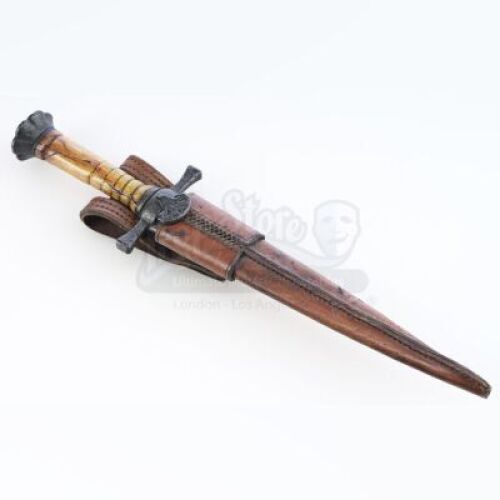Lot # 391: William's (Matt Damon) Urethane Boot Dagger and Sheath