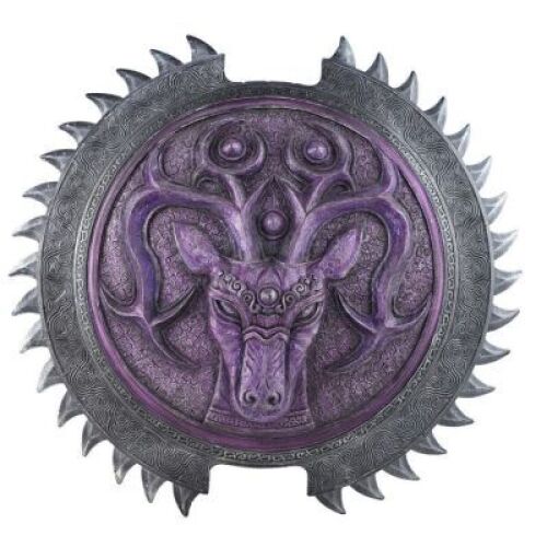 Lot # 408: Purple Deer Corps Shield