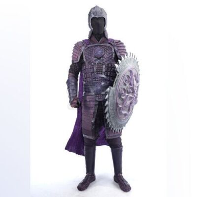 Lot # 415: Purple Deer Corps Soldier Armor with Shield