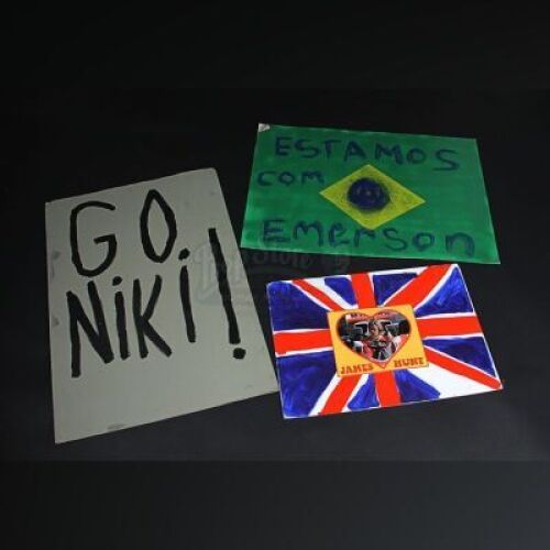 RUSH - Selection of Homemade Fan Banners (RP215)