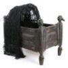 Lot #17 - ADDAMS FAMILY VALUES (1993) - Pubert Addams' (Kaitlyn and Kristen Hooper) Carved Wooden Baby Crib