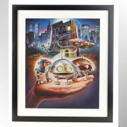 Lot #125 - BATTERIES NOT INCLUDED (1987) - Hand-Painted One-Sheet Artwork