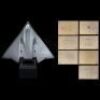 Lot #179 - BROKEN ARROW (1996) - B-3 Stealth Bomber Model Miniature