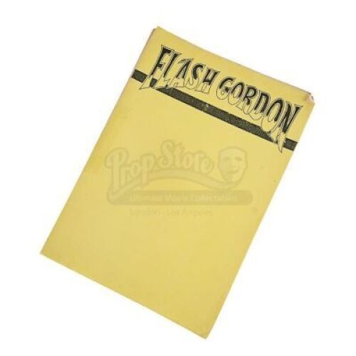 Lot #280 - FLASH GORDON (1980) - Production-Used Script