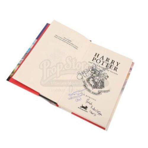 Lot #334 - HARRY POTTER AND THE CHAMBER OF SECRETS (2002) - Cast Autographed Book