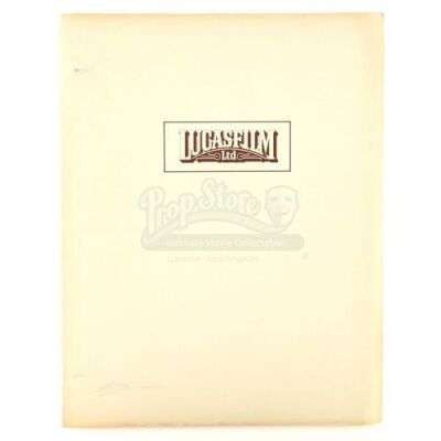 Lot #381 - RAIDERS OF THE LOST ARK (1981) - ILM General Manager Thomas G. Smith's Personal Script