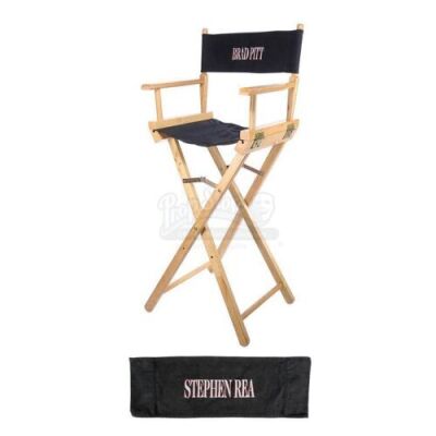 Lot #396 - INTERVIEW WITH THE VAMPIRE: THE VAMPIRE CHRONICLES (1994) - Director's Chair and Brad Pitt and Stephen Rea's Chair Backs